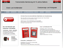 Tablet Screenshot of not-signale.de